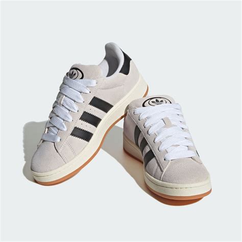 adidas zwart wit campus|adidas white campus shoes.